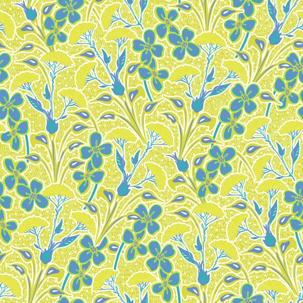 Vibrant Whimsey Floral Meadow