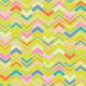 Colorful Kitschy Chevron Stripe - Yellow