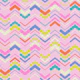 Colorful Kitschy Chevron Stripe -Light Pink