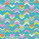 Colorful Kitschy Chevron Stripe - Green