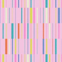 Colorful Kitschy Stripes - baby pink wallpaper