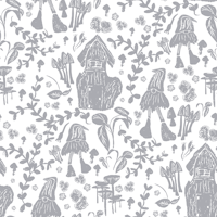 Whimsical Woodland & Gnomes tapete