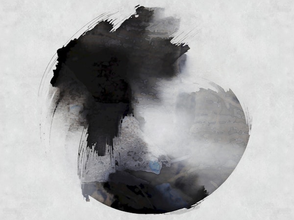 Monochrome Ink Splash