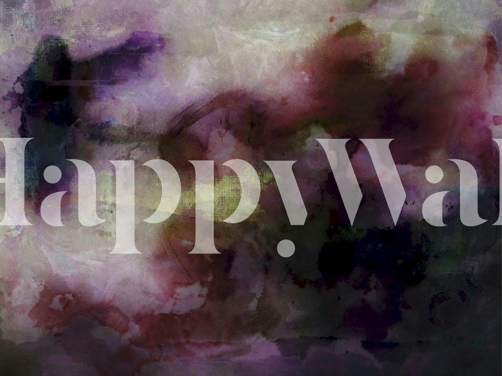 Abstract watercolor wallpaper in shades of purple and dark hues