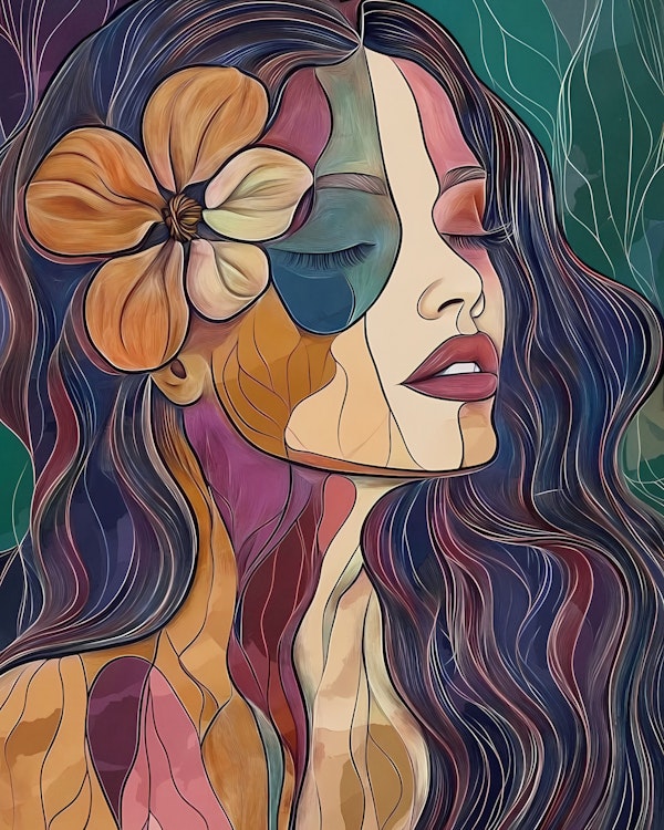 Abstract Floral Femme 1
