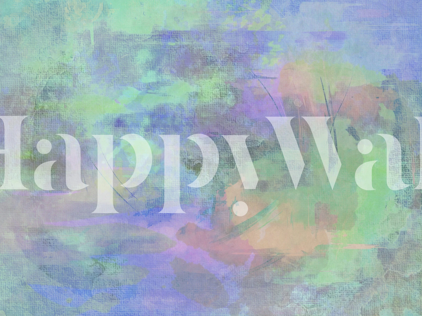 Pastel Dreams wallpaper displayed in a room