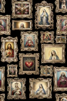 Heavenly Baroque Iconic Holy Frames papiers peint