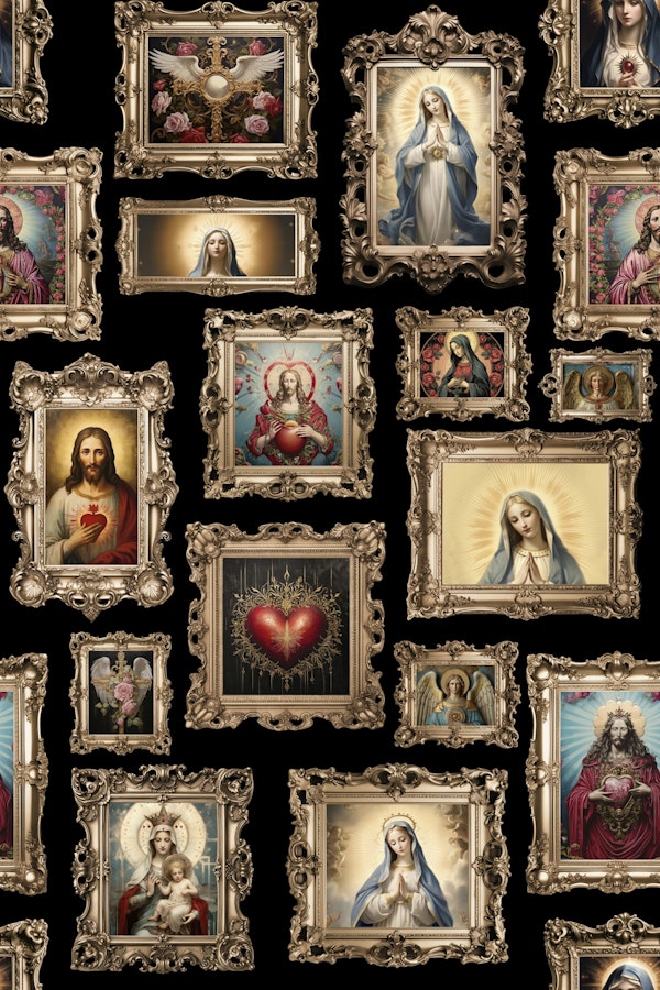 Heavenly Baroque Iconic Holy Frames