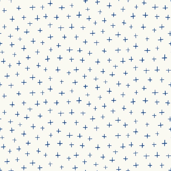 Ditsy Stars Beige Blue