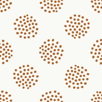 Dotty Dots boho brown tapetit