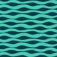 Ripples Abstract Stripes Turquoise Dark Blue tapete