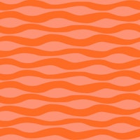 Ripples Abstract Stripes Orange Blush tapete