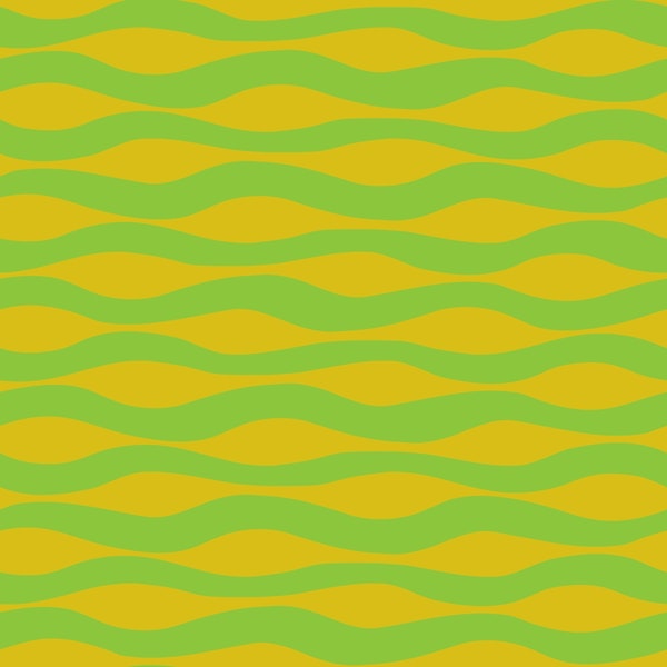 Ripples Abstract Stripes Lime Green Yellow