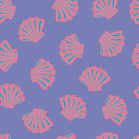 Seashells Coast Scallop Shells Marine Purple wallpaper