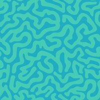Brainy Abstract Coral Reef Coastal Turquoise tapete