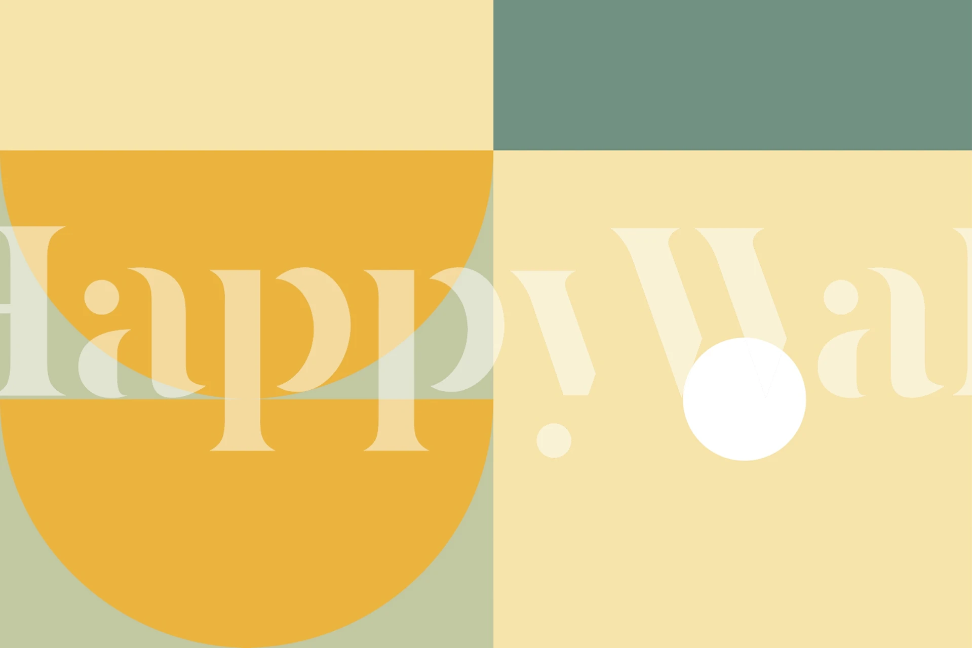 Contemporary papier peint géométrique dans une pièce