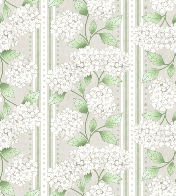 Pale Cream & Tan Hydrangea Floral