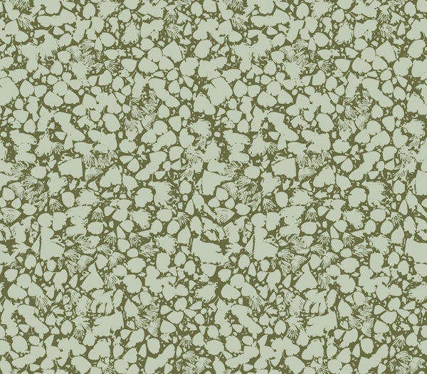Abstract Textured Nudge – dark sage green