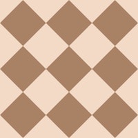 Diagonal Checkerboard - Macchiato and Cream papel pintado