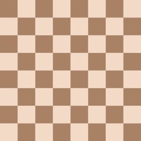 Macchiato and Cream Checkerboard - Medium tapet
