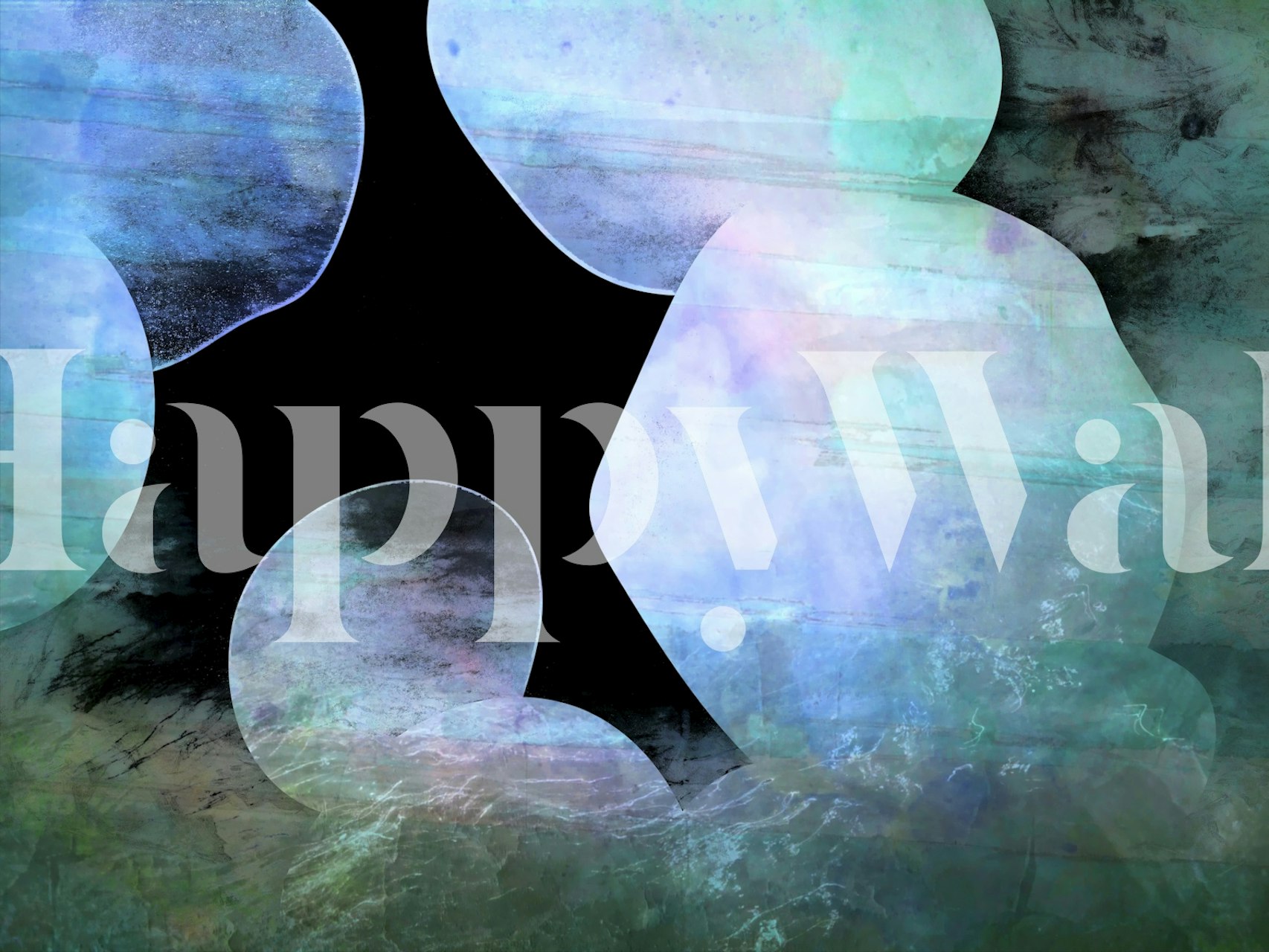 Elegantti tapettisuunnittelu, jossa on muotoja ja värejä.