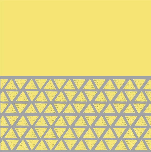 Sunkissed Triangles Saffron yellow