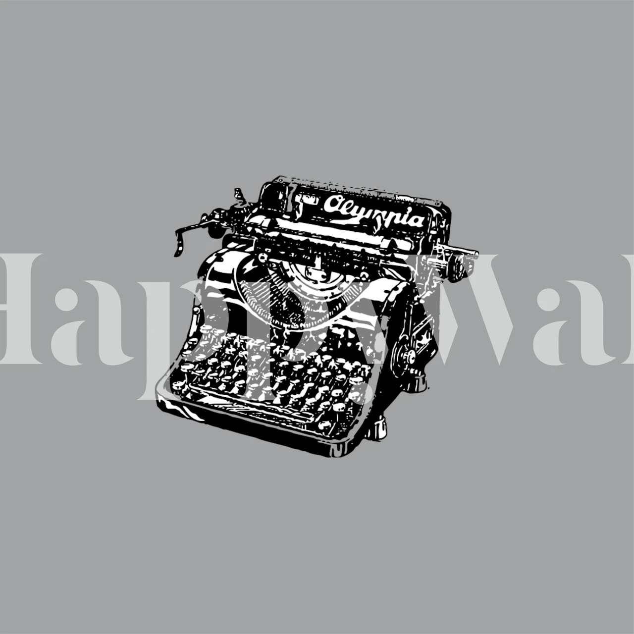 Diseño de papel tapiz Vintage typewriter