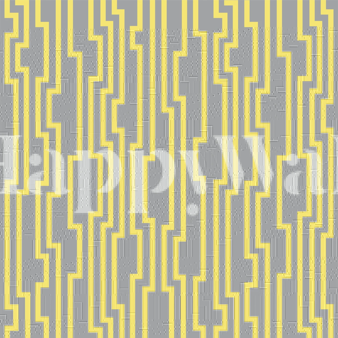 Abstract Lines Decor i moderne interiør