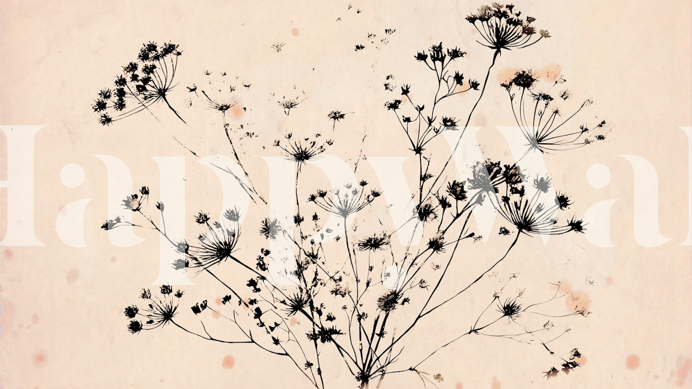 Wall designed with Japandi Botanicals wallpaper