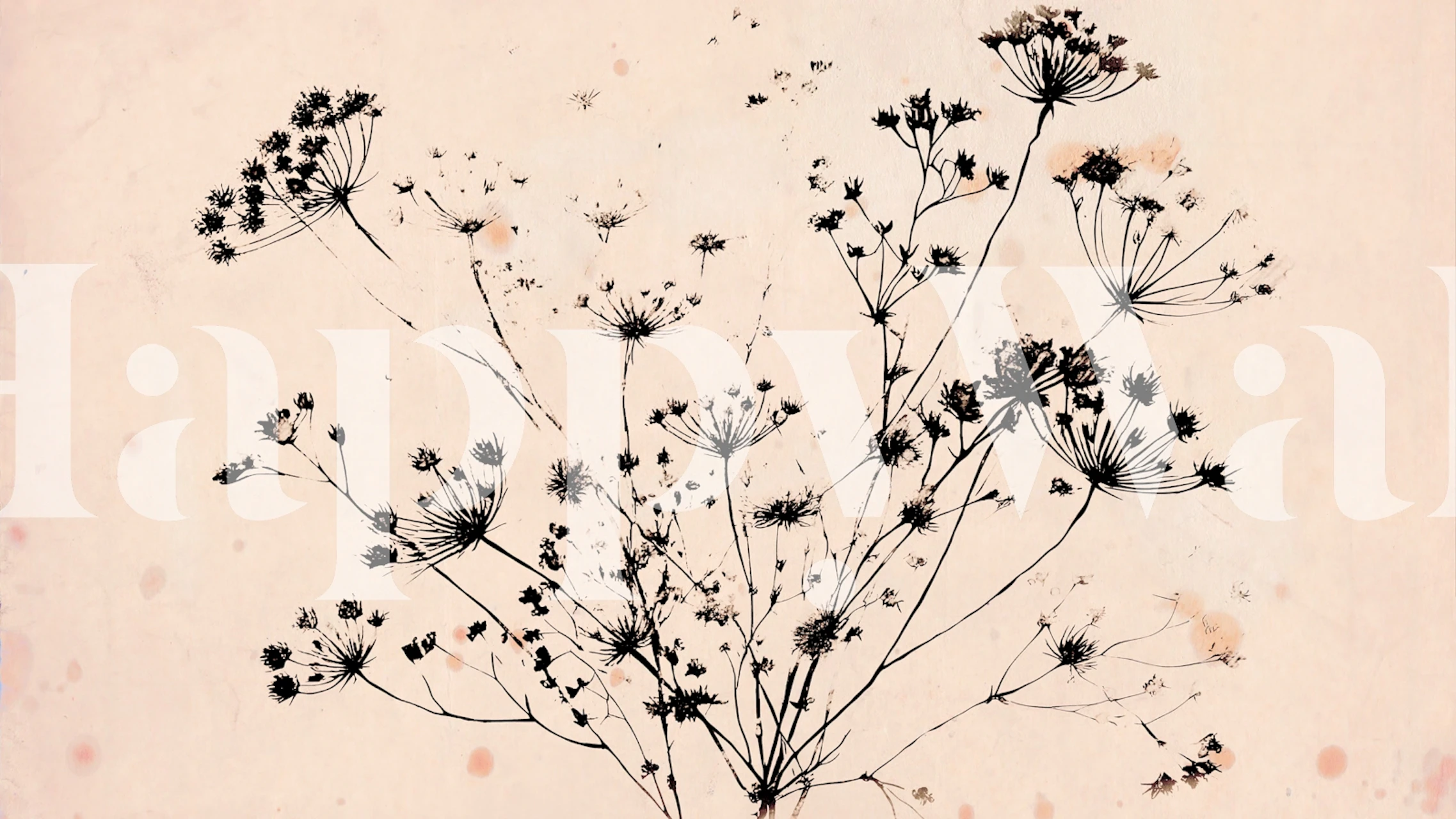 Wall designed with Japandi Botanicals wallpaper