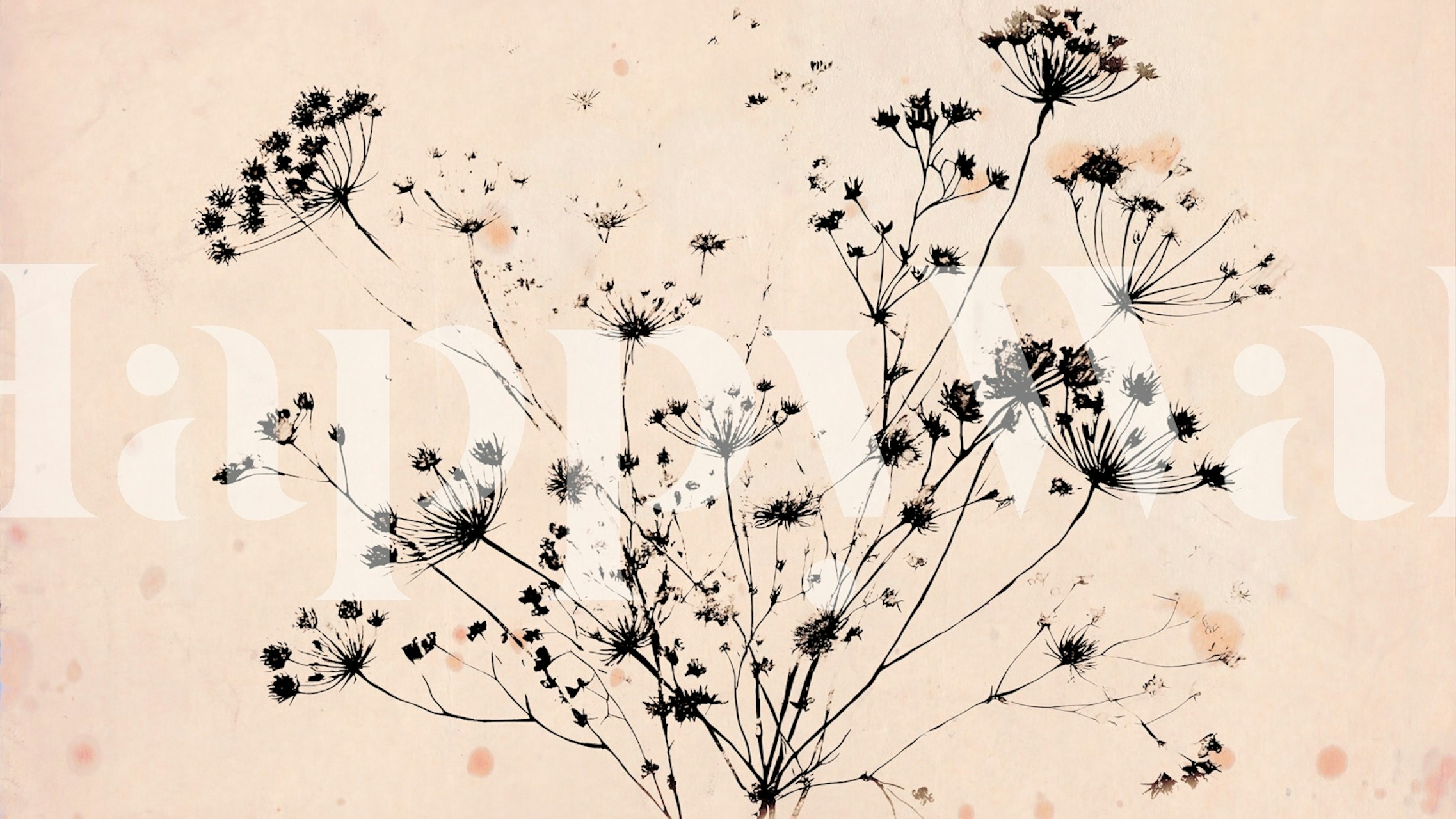 Wall designed with Japandi Botanicals wallpaper