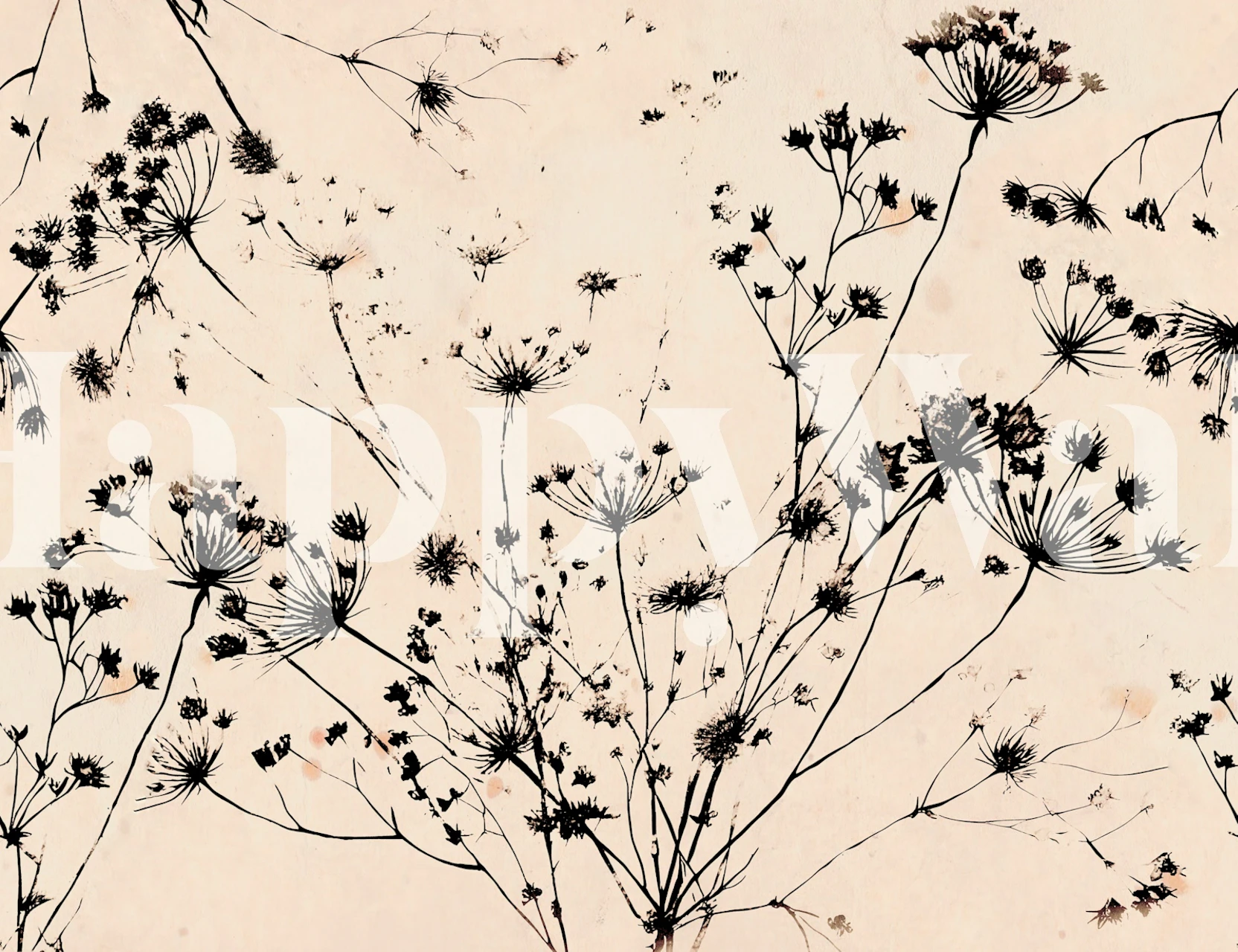 Wall designed with Japandi Botanicals wallpaper