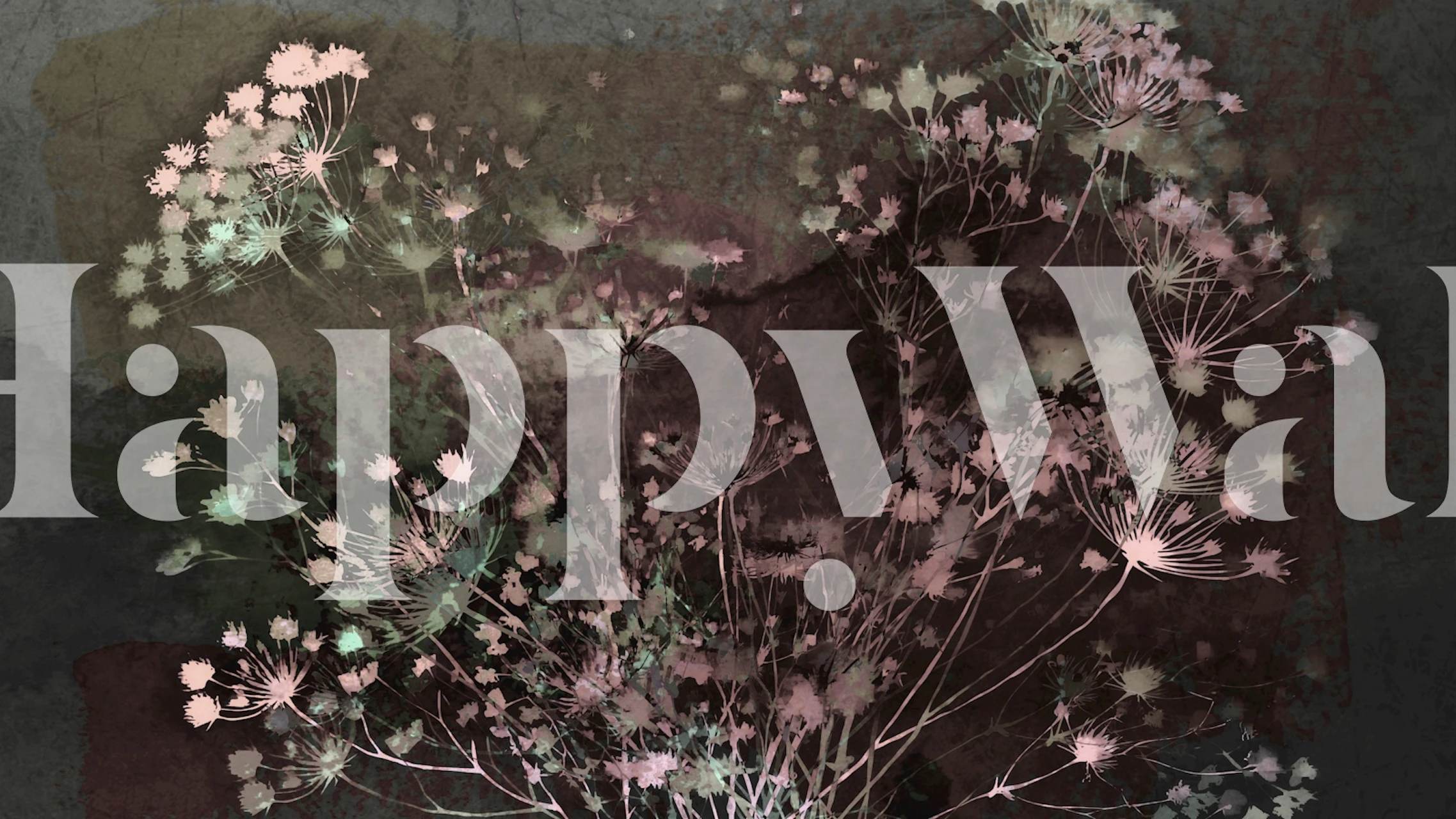 Whispering Wildflowers wallpaper in a room