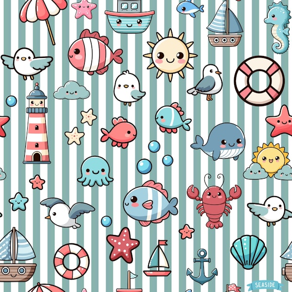 Kawaii Sea pattern 2