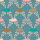 Cloudburst Kids Raindrops Pastels Dusty Blue