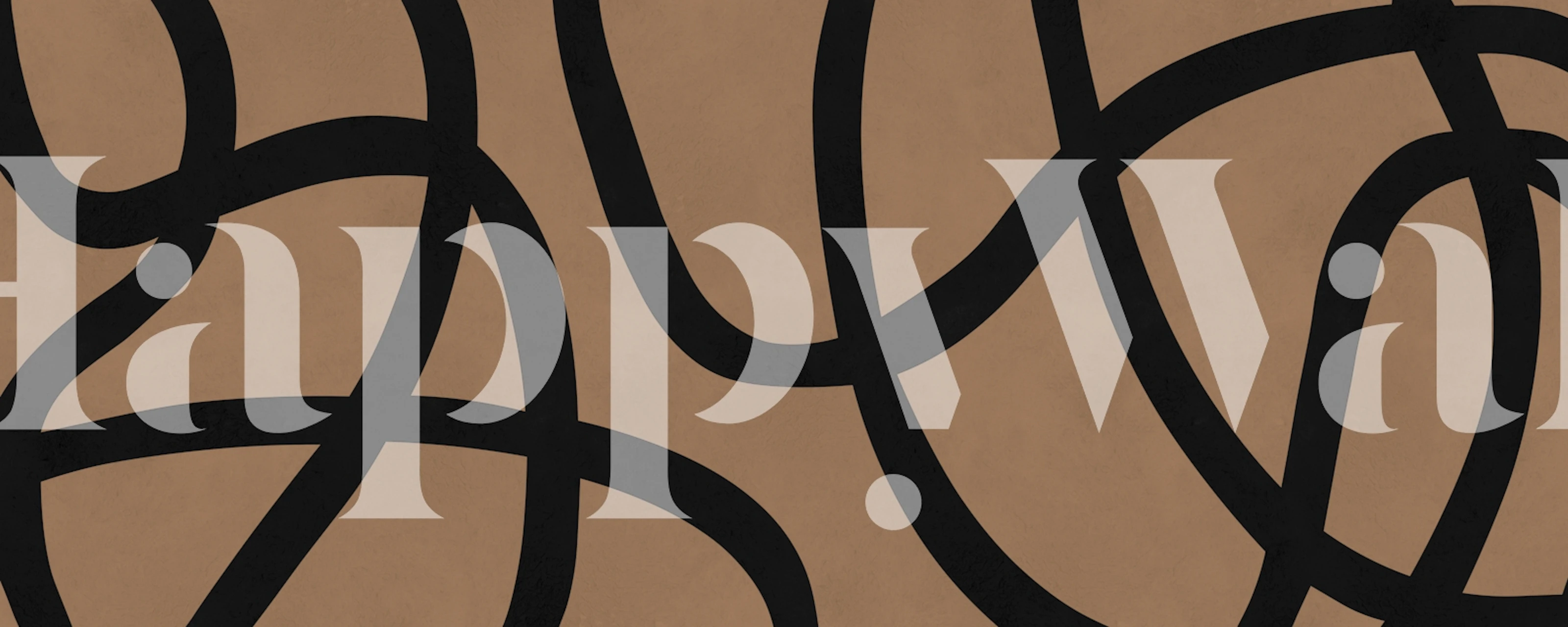 Modern Art Deco Essence wallpaper in a room