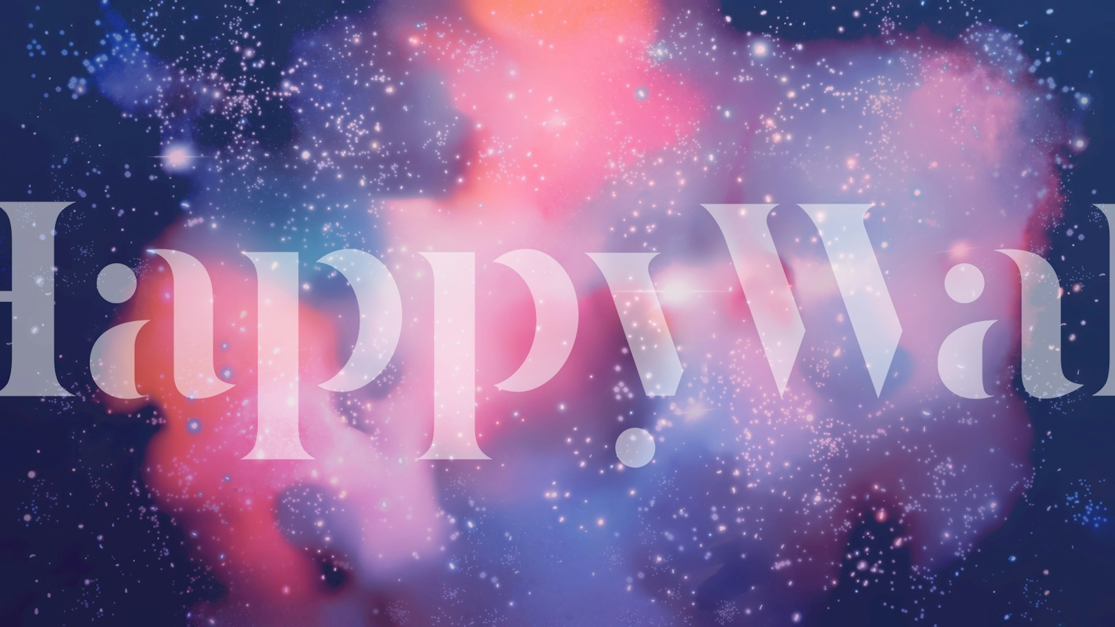 Galaxy motifs in vibrant colors of purple, orange, blue wallpaper