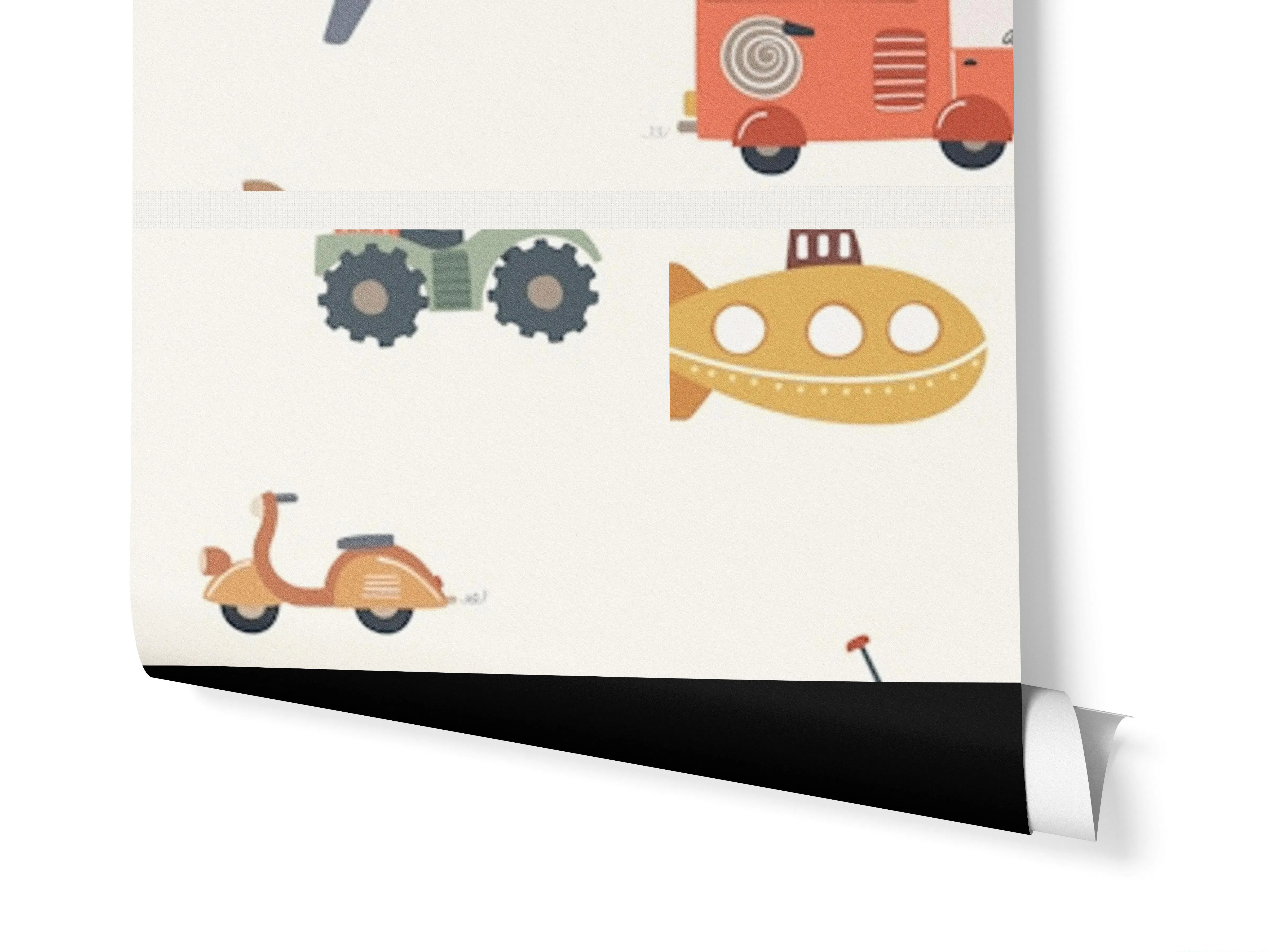 Vehicles Big scale wallpaper roll