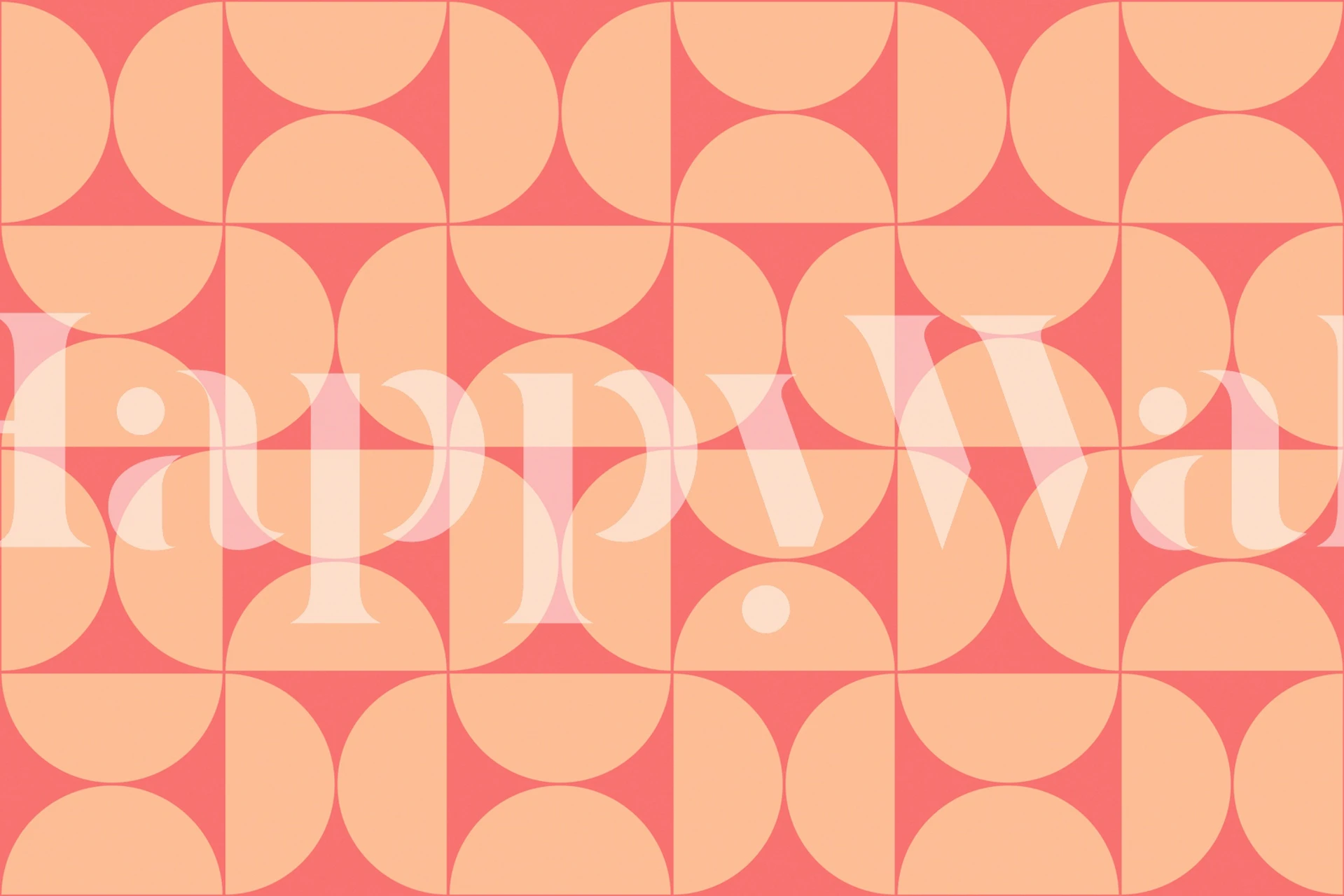 Mid-Century Modern Pattern No54 wallpaper design.