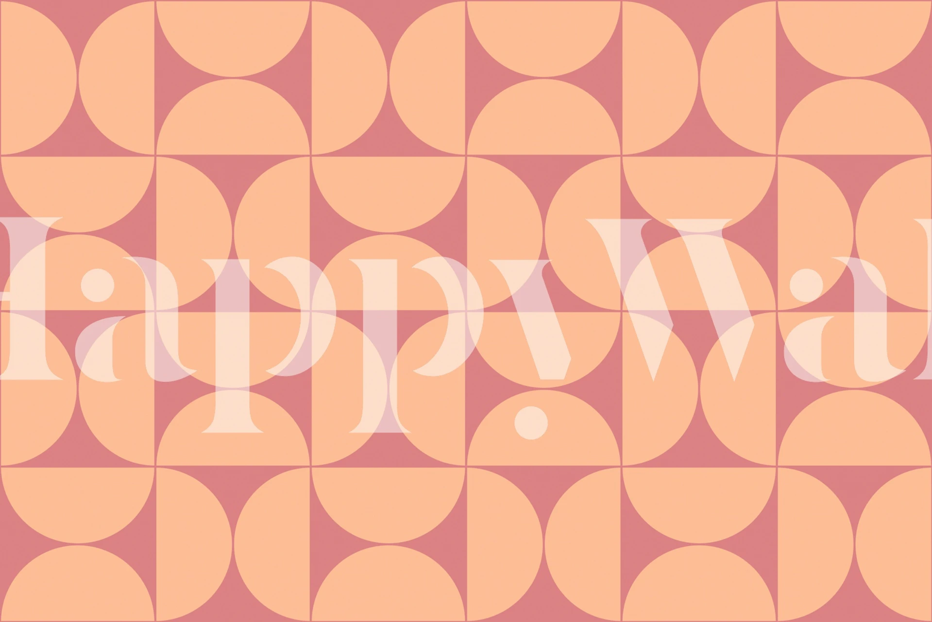 Mid-Century Modern Pattern No55 wallpaper featuring geometric design