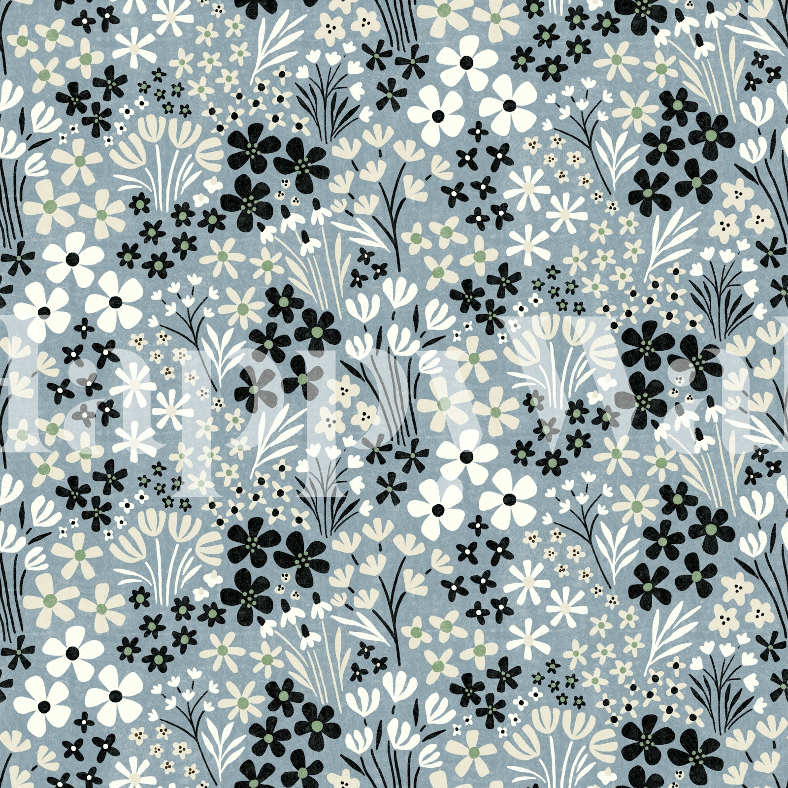 Tobias Blue Wallpaper