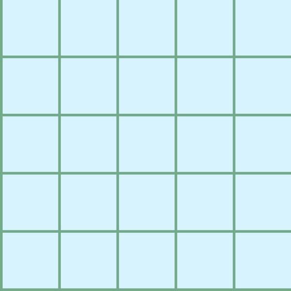 Grid Babyblue Green