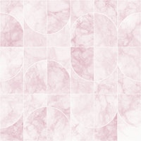 Marbled Geo Tiles Pinkish ταπετσαρία