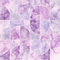 Marbled Geo Tiles Purplish ταπετσαρία