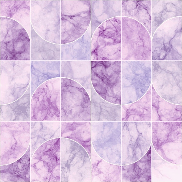 Marbled Geo Tiles Purplish