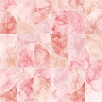 Marbled Geo Tiles Reddish ταπετσαρία