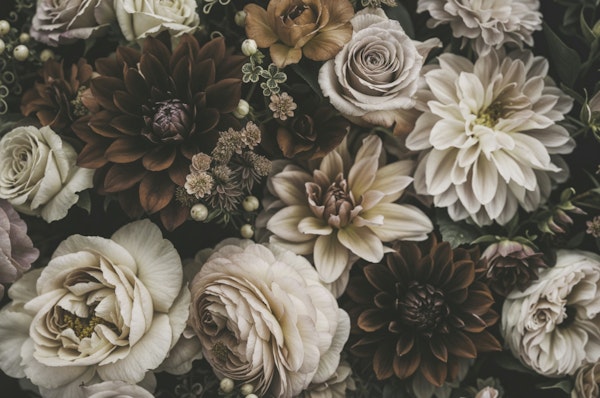 Faded Botanical Baroque Beauty Charm