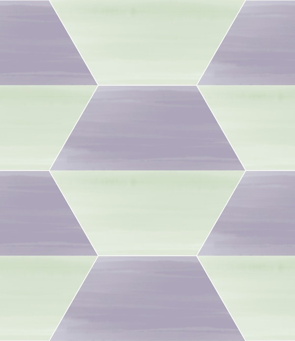 Hexagon Glazed Tiles Y2K