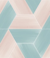 Playful Hexagon Glazed Tiles Candy behang