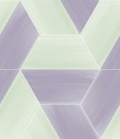 Playful Hexagon Glazed Tiles Y2K behang